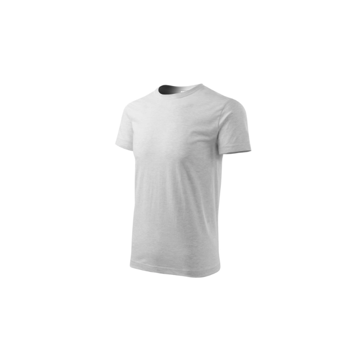 Koszulka Malfini Heavy New 137 unisex – jasnoszary melanż