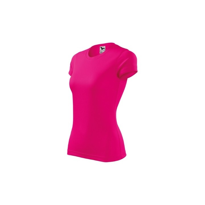 Koszulka sportowa Malfini Fantasy 140 damska – neon pink