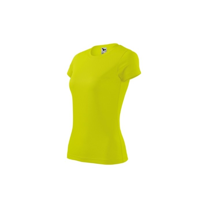 Koszulka sportowa Malfini Fantasy 140 damska – neon yellow
