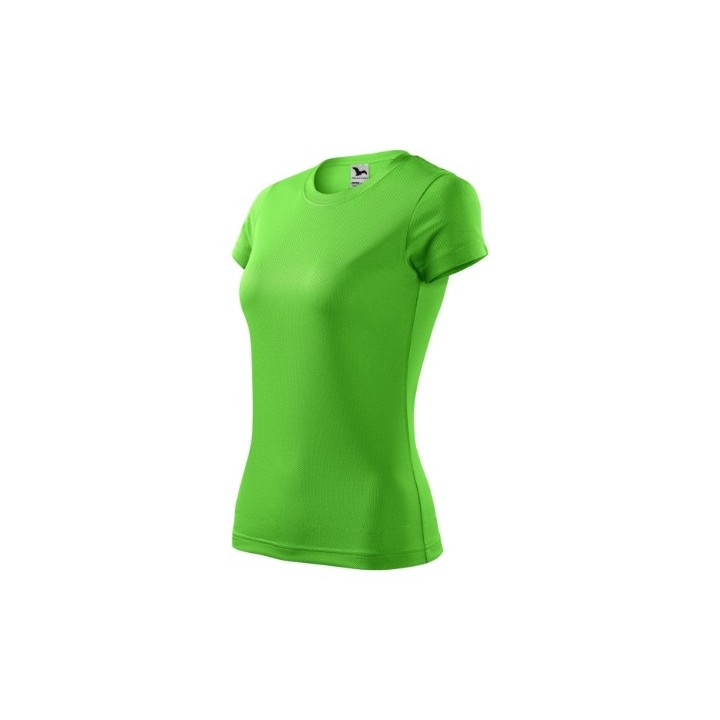 Koszulka sportowa Malfini Fantasy 140 damska – green apple