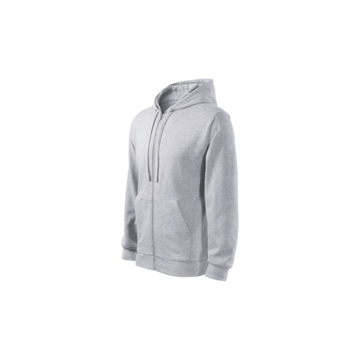 Bluza rozpinana Malfini Trendy Zipper 410 męska – jasnoszary melanż