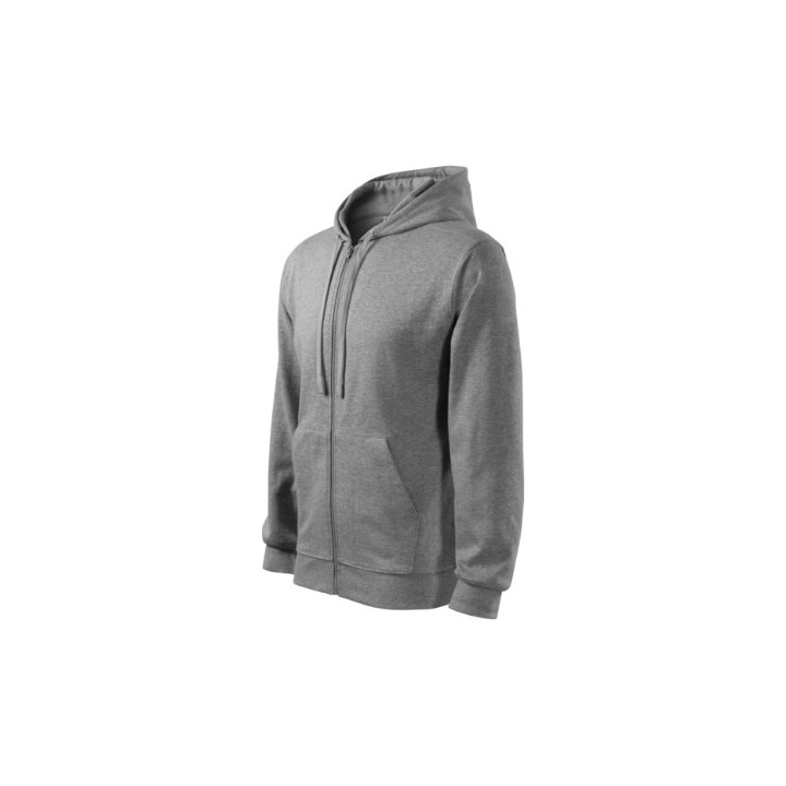 Bluza rozpinana Malfini Trendy Zipper 410 męska – ciemnoszary melanż