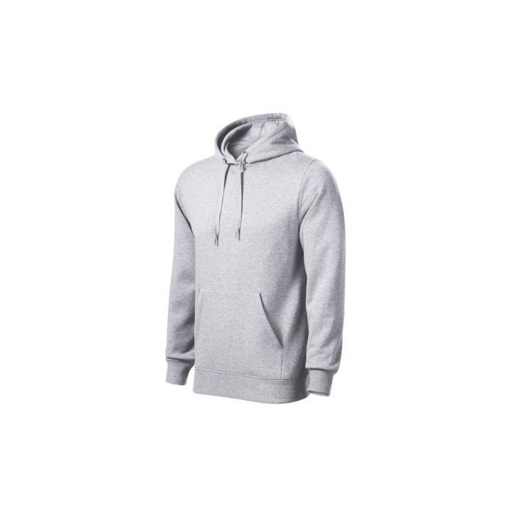 Bluza z kapturem Malfini Cape 413 męska – jasnoszary melanż