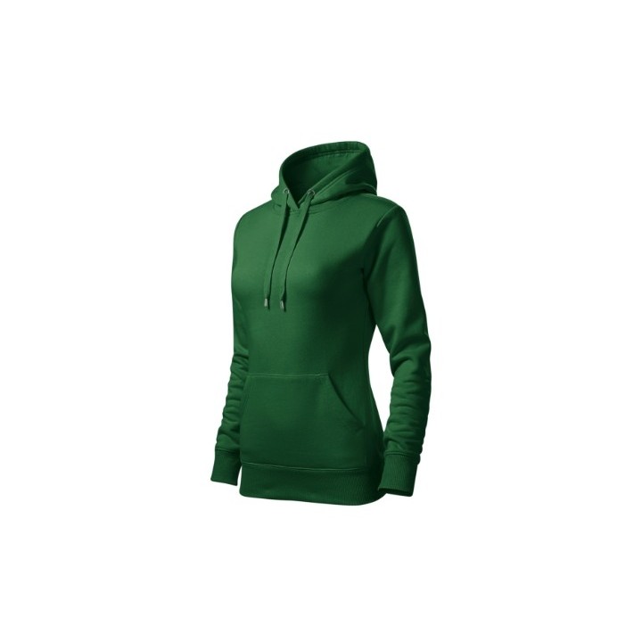Bluza z kapturem Malfini Cape 414 damska – zieleń butelkowa