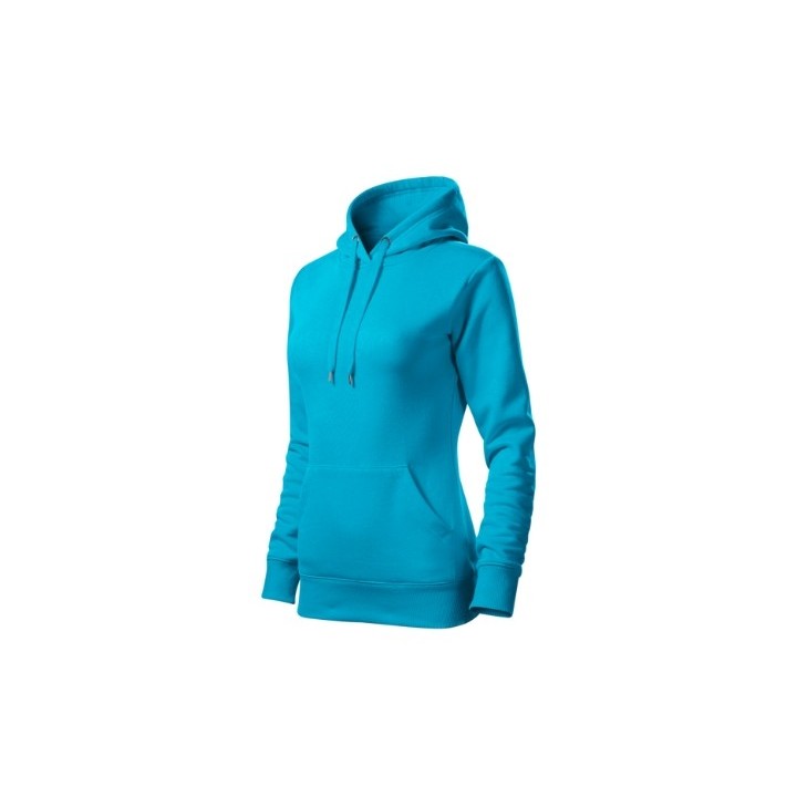 Bluza z kapturem Malfini Cape 414 damska – turkus